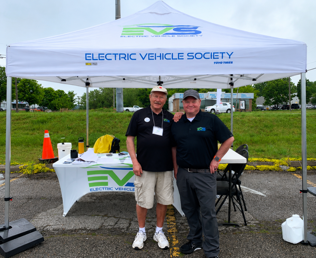 On left - David F. Kuhnke - Electric Vehicle Society Chapter Lead On right - Darren Klingbell - Electric Vehicle Society Chapter Co-Lead